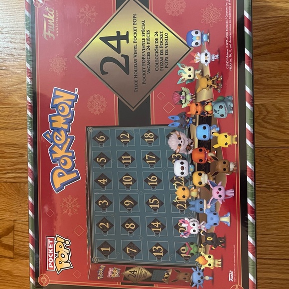 Christmas holiday - - Pokémon funko advent calender figures